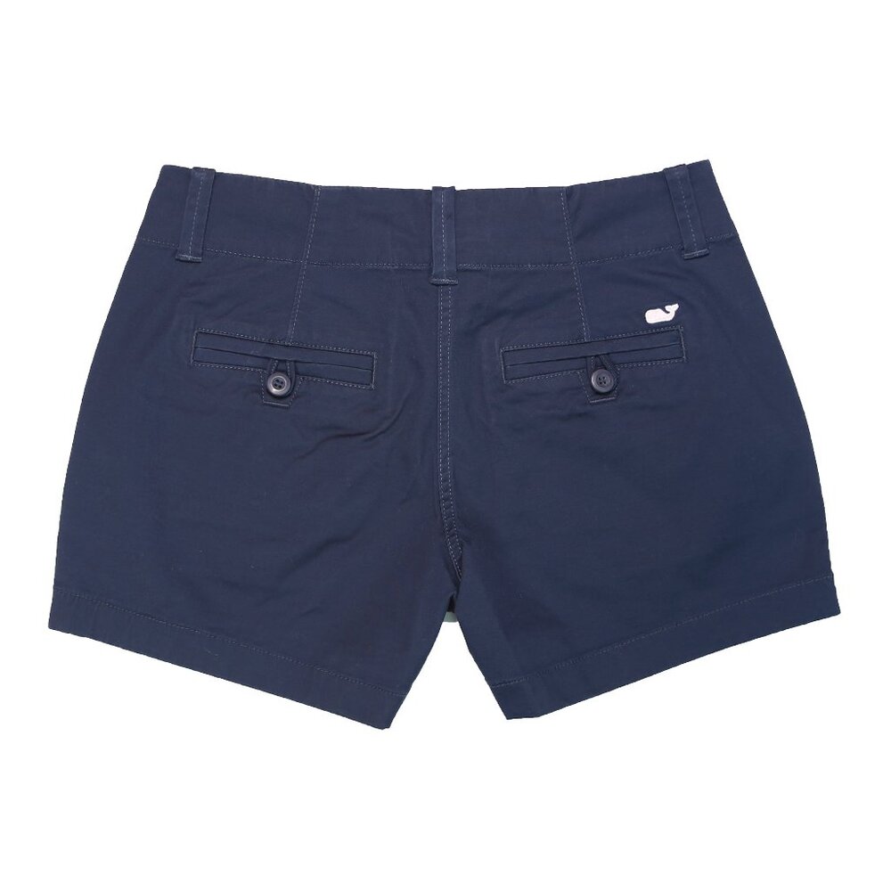 NWT Vineyard Vines Women Embroidered Whale Logo "EVERY DAY SHORTS" Navy MSRP $68